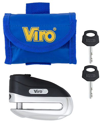 Замок VIRO MOTO HAMMER STAINLESS STEEL 2 KEY